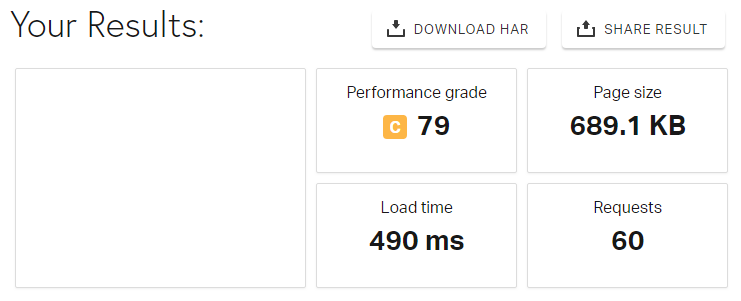 Blue Angel Host speed test