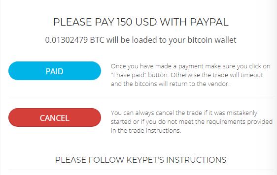 Buy Bitcoins with PayPal