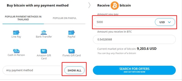 Buy Bitcoins with PayPal