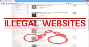 illegal websites