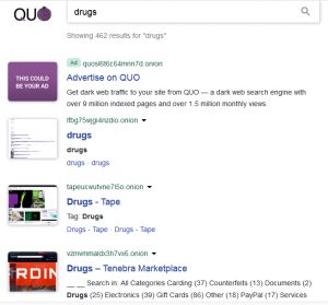 Quo darkweb search engine