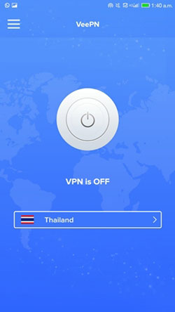 VeePN User Interface